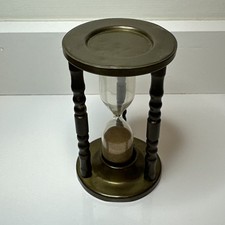 Messing Sanduhr Antik Vintage